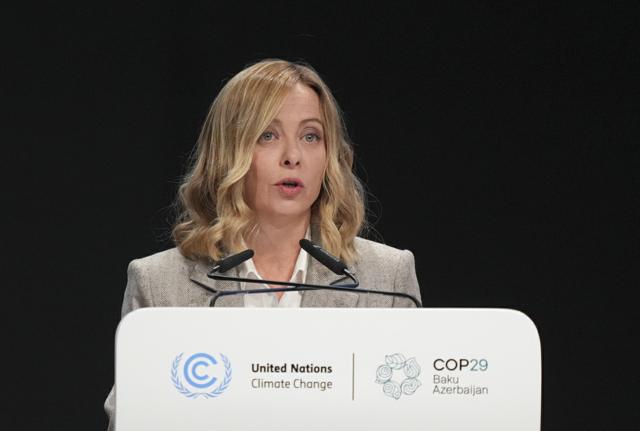 discorso Giorgia Meloni al Cop 29