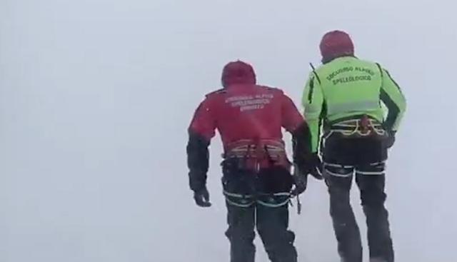 Gran Sasso soccorritori