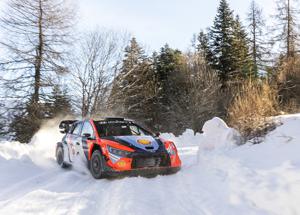 Rally Monte-Carlo 2025: Ott TÃ¤nak su Hyundai brilla nello shakedown, Ã¨ giÃ  sfida tra campioni