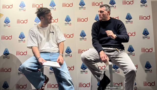 Iliad, celebrata la partnership con Lega Serie A: un Meet&Greet insieme a Christian Vieri