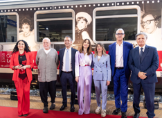 Trenitalia, presentato l'Intercity dedicato al Taormina Film Festival 2024