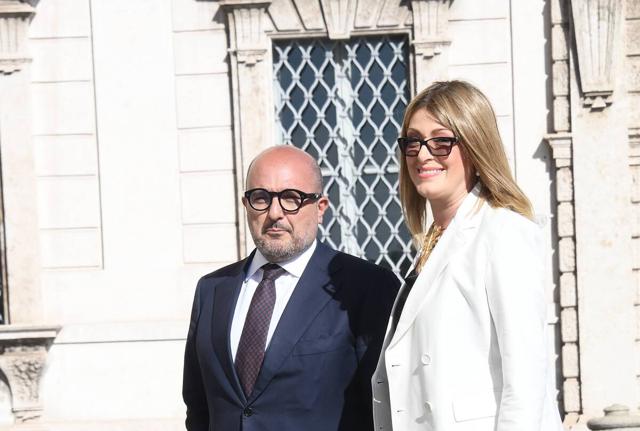 Federica Corsini e Gennaro Sangiuliano