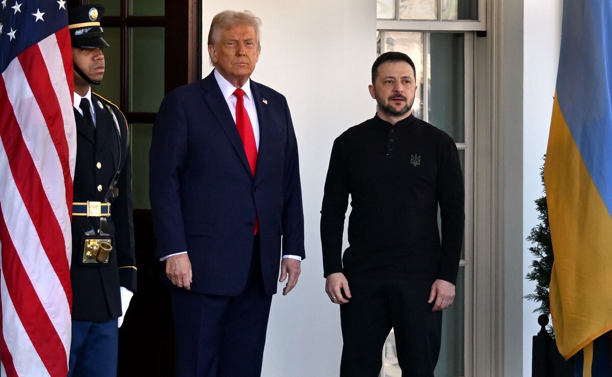 Donald Trump e Volodymyr Zelensky