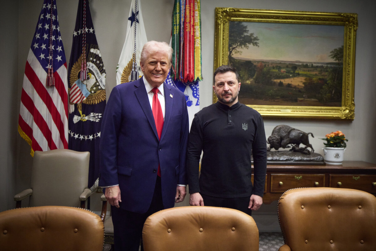 Donald Trump e Volodymyr Zelensky