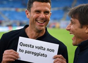 Juventus, l'ironia social: Antonio Conte manda a nanna Thiago Motta. 'Chiedete scusa ad Allegri'