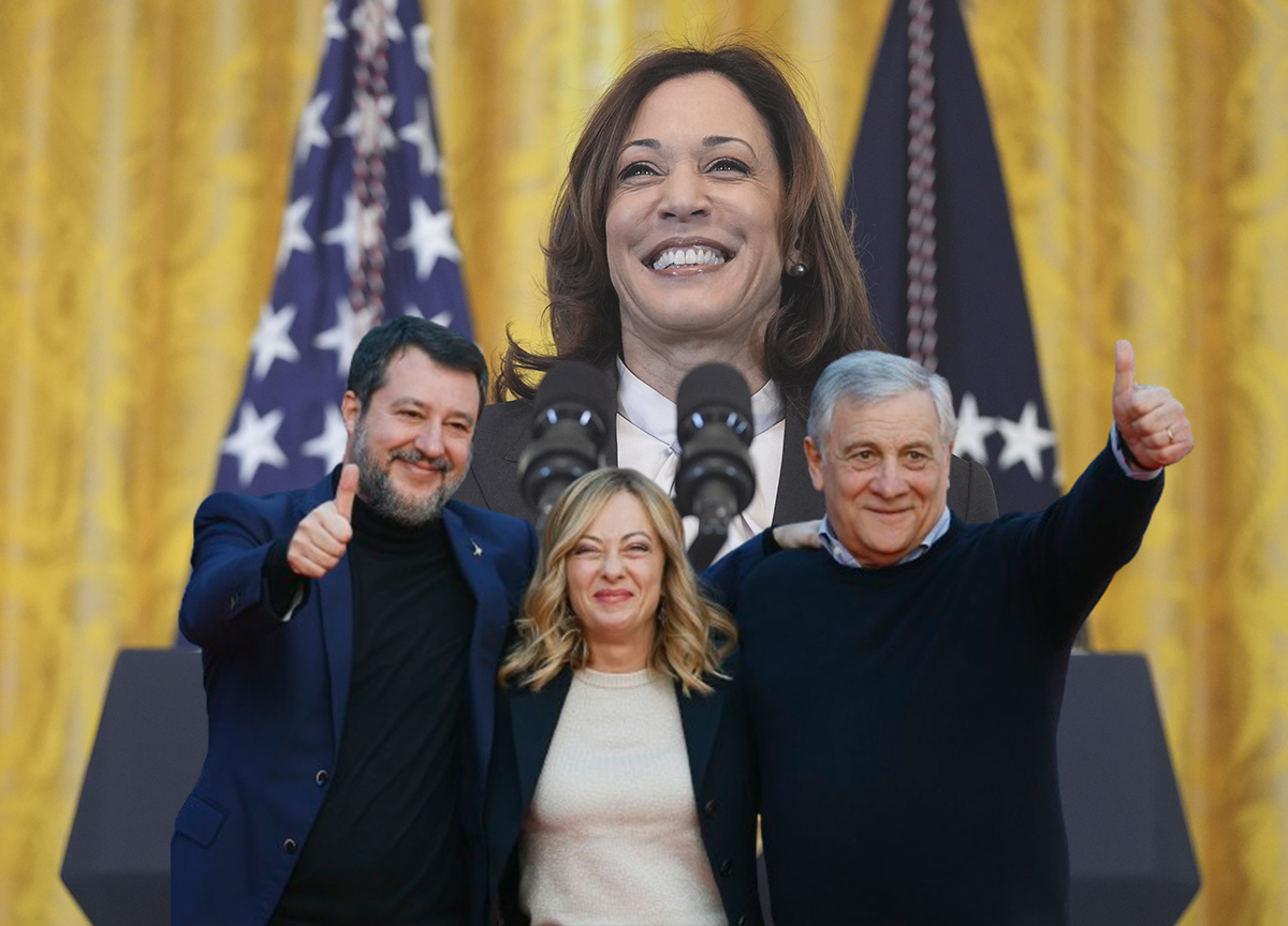 Kamala Harris: un nuovo fronte per la maggioranza italiana Salvini con Trump, Meloni e Tajani alla finestra 