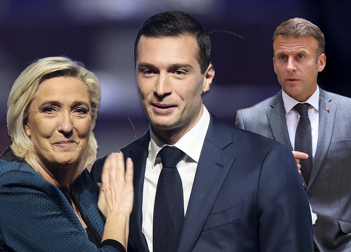 Le Pen - Bardella  -  Macron