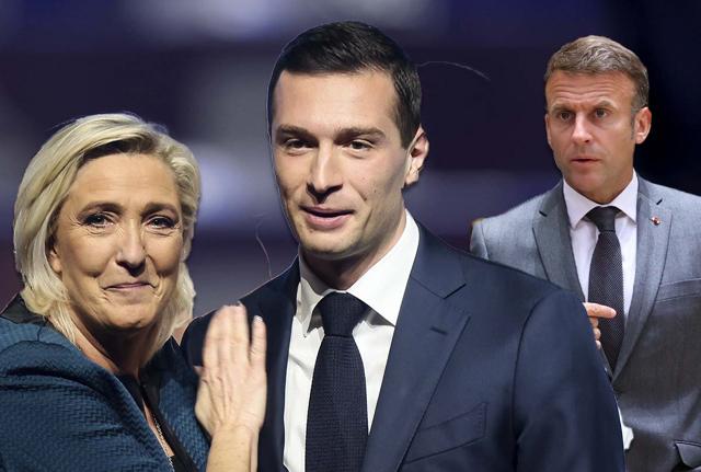 Le Pen - Bardella  -  Macron