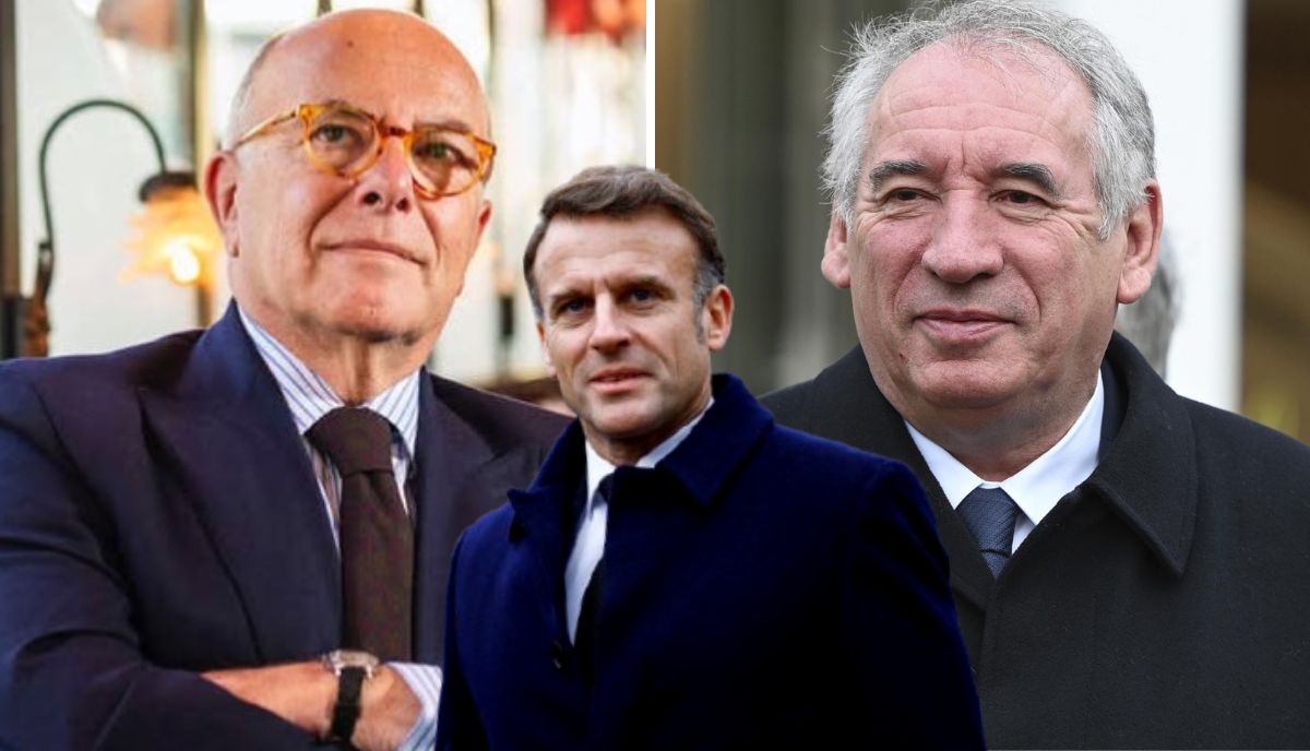 Cazeneuve, Bayrou e Macron