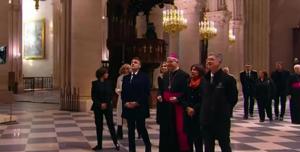 macron visita notre dame