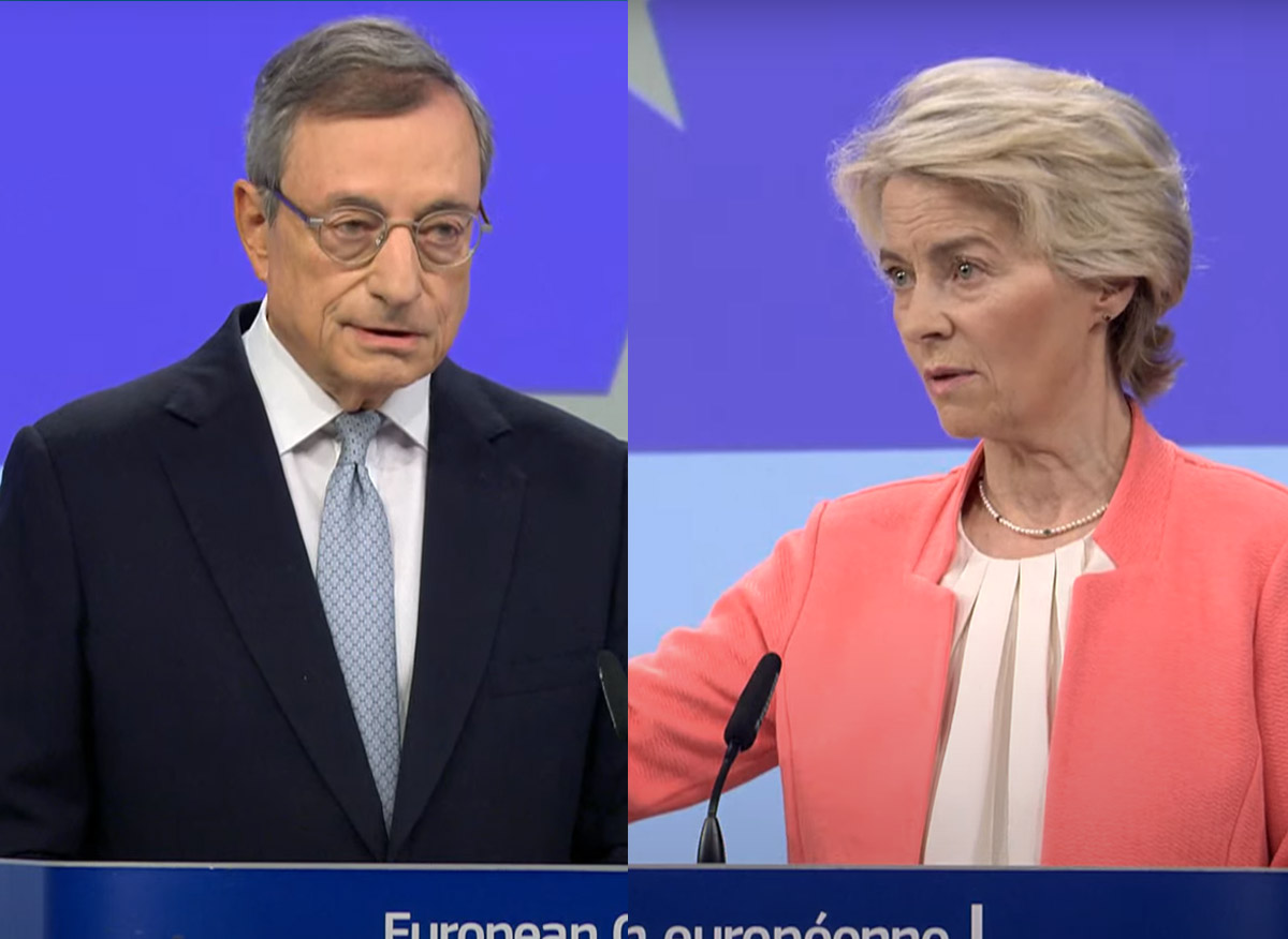 Mario Draghi     Ursula Von Der Leyen