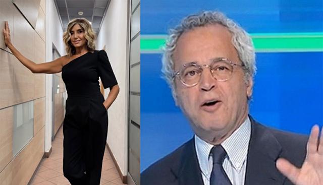 Myrta Merlino (Instagram myrtamerlino) Enrico Mentana (video)