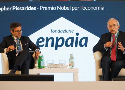 Il Premio Nobel per l'Economia Pissarides al Forum Enpaia 2024