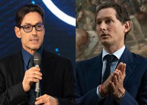 Attenti a quei due: Pier Silvio e Marina Berlusconi volano. John Elkann vede la Meta... Top Manager Reputation, chi sale e chi scende