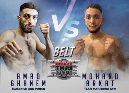 Il guerriero milanese di muay thai Amro Ghanem alla Night of Kick and Punch 16