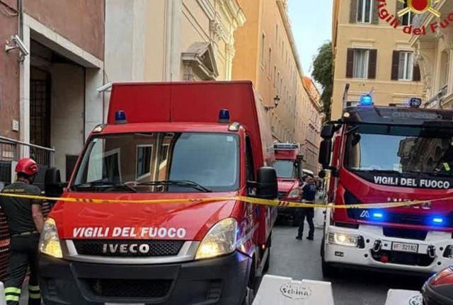 IL luogo dell'incidente in via delle Vergini