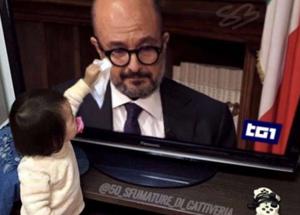 Caso Boccia-Sangiuliano, il ministro scoppia in lacrime al Tg1 e la love story diventa una serie Netflix: tutti i meme più divertenti