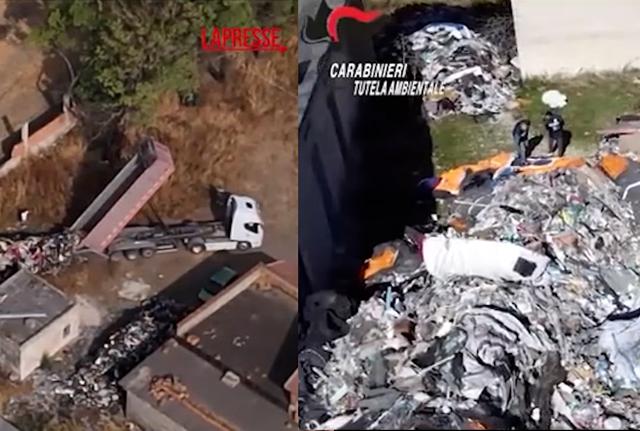 Scaricavano illegalmente rifiuti pericolosi tra Barletta, Andria e Trani: il video che ha incastrato gli imprenditori