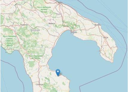 Terremoto in Calabria, violenta scossa di magnitudo 5: avvertita fino in Puglia