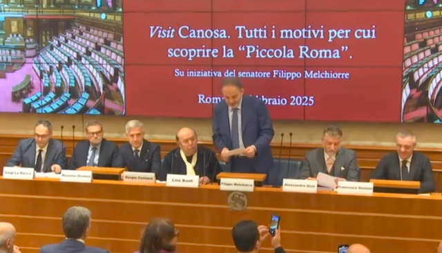 "Visit Canosa", presentata dal Senatore Filippo Melchiorre l'iniziativa per scoprire la "Piccola Roma"