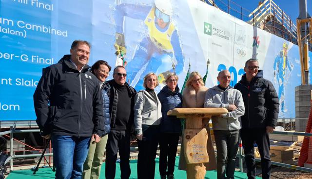 Olimpiadi: il sopralluogo allo Ski Stadium di Bormio