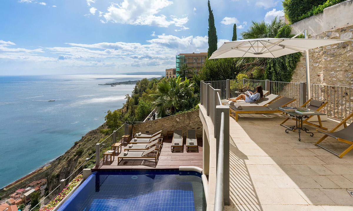 Taormina Hotel Metropole Piscina