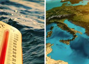 Mar Mediterraneo “bollente”: sale la temperatura in superficie e in profondità. Le previsioni dicono: “Aumenterà ancora”