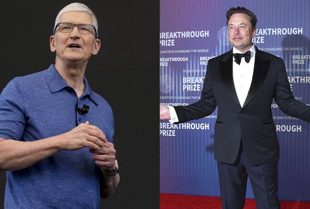 Tim Cook  - Elon Musk