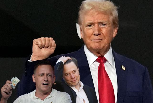 Trump, Musk e Thiel