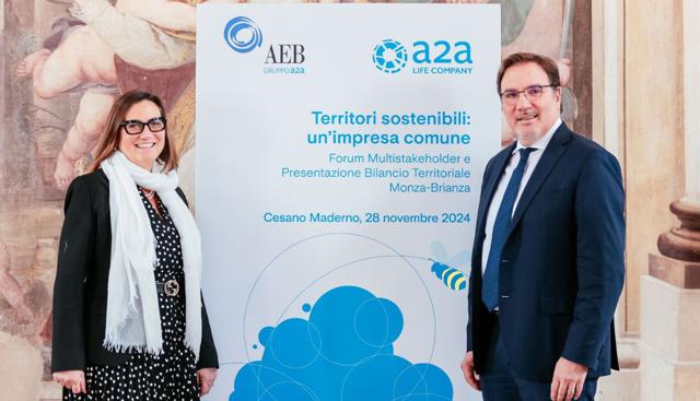 A2A e AEB: Massimiliano Riva e Annamaria Arcudi