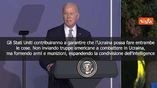 Biden: Rafforzare capacitÃ  di difesa e deterrenza dell'Ucraina