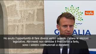 Macron: "Presidente della Repubblica francese non cambierÃ  fino al 2027â€