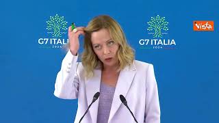 G7, Meloni: "Abbiamo discusso della global minimum tax"