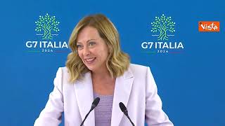 G7, Meloni: "Ho visto gli altri leader a bocca aperta, qui in Puglia Ã¨ stato un borgo globale"