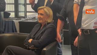 Elezioni legislative in Francia, il Fronte Nazionale in vantaggio, l'esultanza di Marine Le Pen