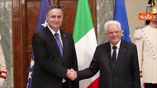 Mattarella riceve Becirovic: â€œGrande amicizia lega Italia e Bosnia-Erzegovinaâ€