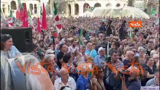 Fratoianni alla manifestazione di Genova: Toti dimettiti