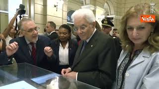 Il Presidente Mattarella visita la Biblioteca Nazionale di Rio de Janeiro