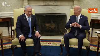 Netanyahu ricevuto da Biden alla Casa Bianca