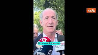 Zaia sull'Irap: "Ho il cuore in pace. Siamo l'unica Regione che non applica tasse"