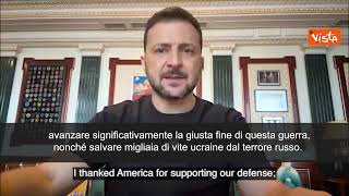 Guerra Ucraina, Zelensky: "La Russia deve essere costretta alla pace"