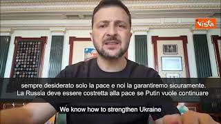 Zelensky: Putin ha iniziato suo mandato 24 anni fa con tragedia Kursk e lÃ¬ sarÃ  sua fine