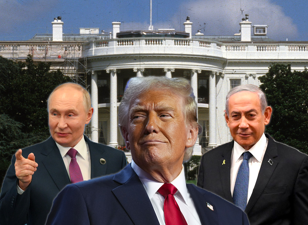 Vladimir Putin - Donald Trump - Benjamin Netanyahu