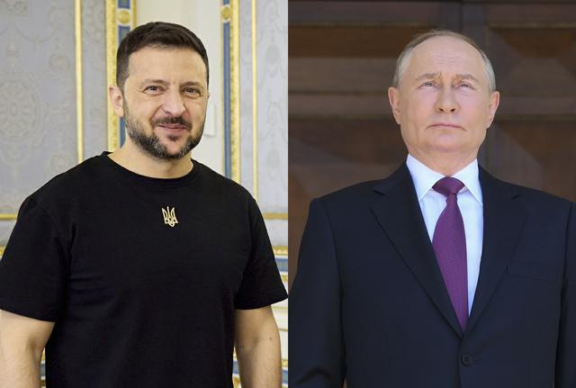 Vladmir Zelensky e Vladimir Putin