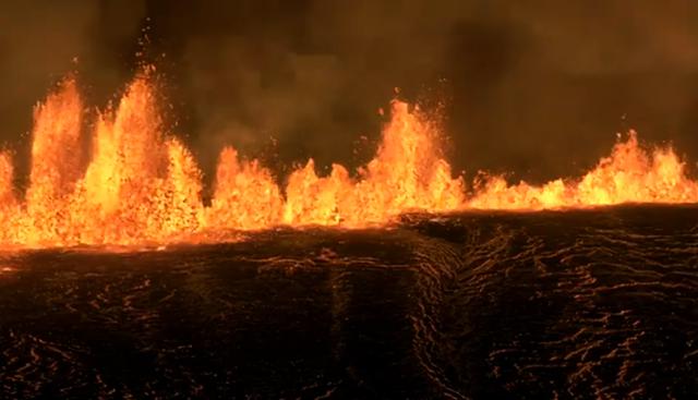 Vulcano Islanda Eruzione