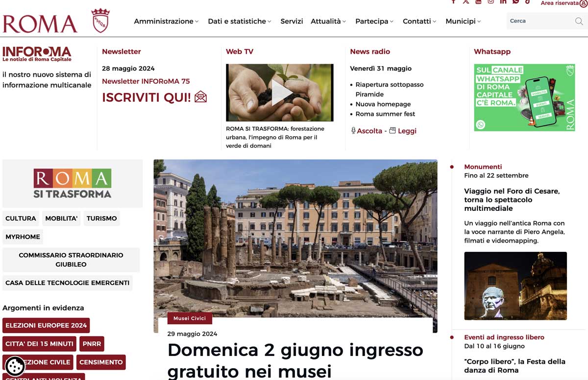 web comune roma 01