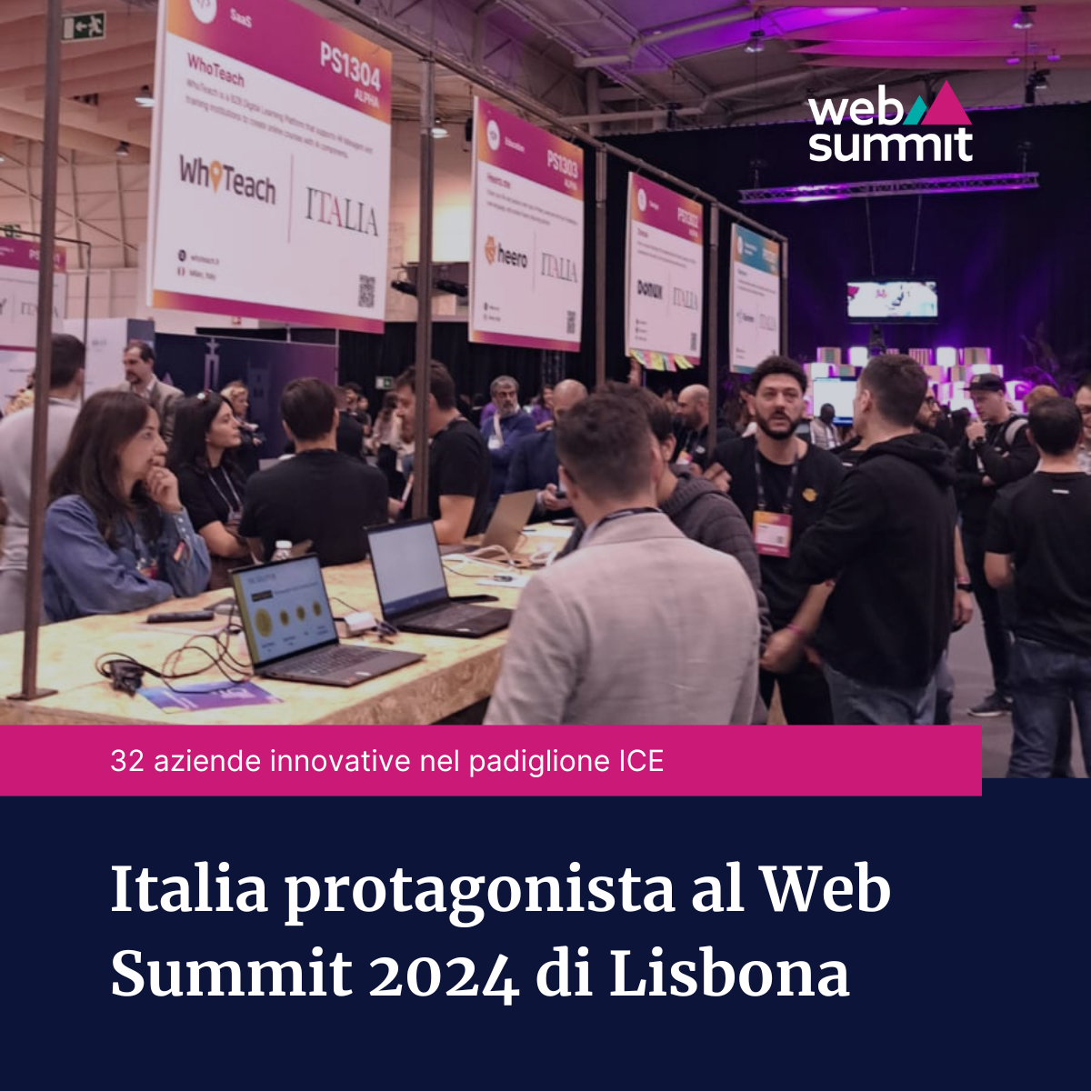 italia al web summit 2024 con whoteach