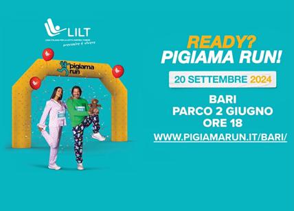 Pigiama Run Bari 2024, la corsa/camminata organizzata dalla LILT