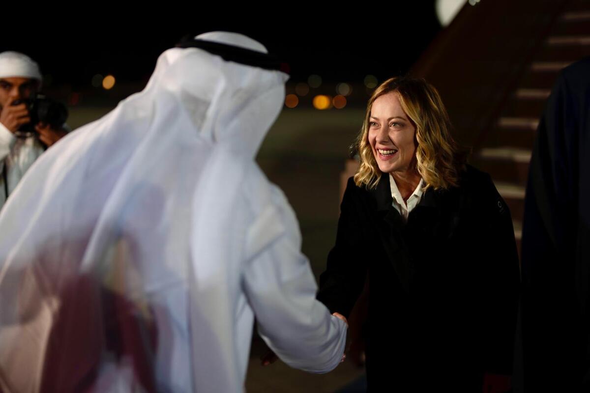 Il Presidente del Consiglio Giorgia Meloni in visita Negli Emirati Arabi Uniti