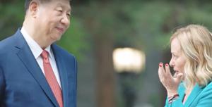 Xi Jinping e Giorgia Meloni